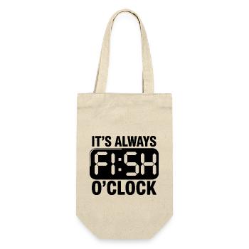 C’est toujours poisson o’clock canne à pêche pêcheur drôle - Sac à bouteille - nature - Devant
