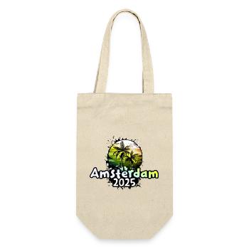 Amsterdam 2025 Holiday Palm Trees - Gift Bag for Bottles - nature - Front