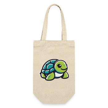 Green land turtle - Gift Bag for Bottles - nature - Front