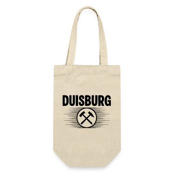 Duisburg Glueck auf - Geschenkbeutel für Flaschen - Natur - Vorne