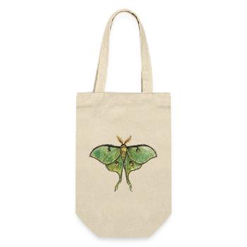 Luna Moth Nächtliche Magie - Geschenkbeutel für Flaschen - Natur - Vorne