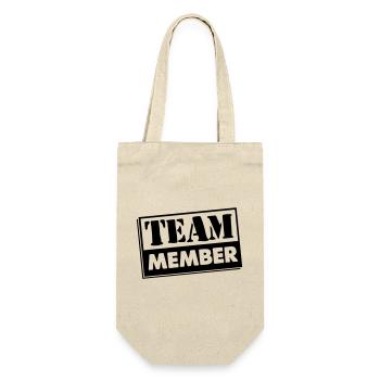 Team Member 01 - Gift Bag for Bottles - nature - Front