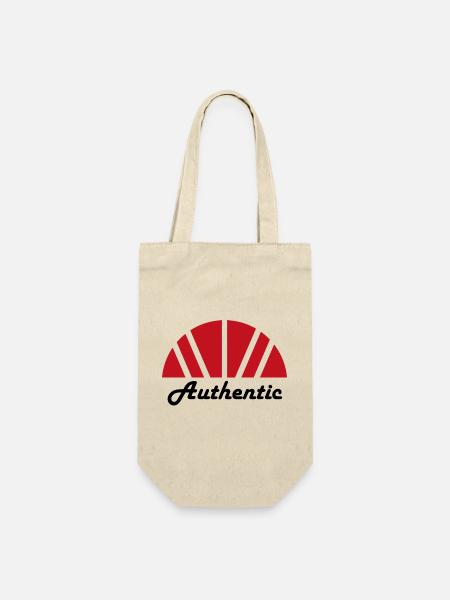 Authentic Abstract Red Ray Dawn - Gift Bag for Bottles - nature