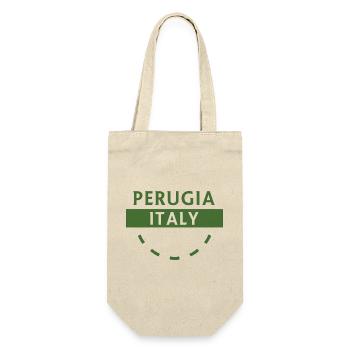 Perugia Italy Green emblem - Gift Bag for Bottles - nature - Front