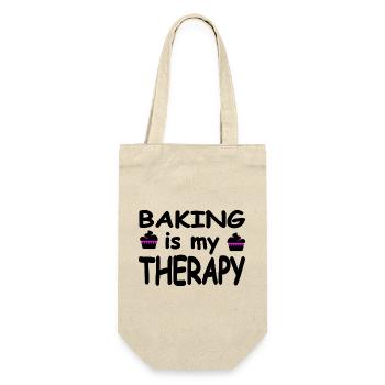 Bake - Gift Bag for Bottles - nature - Front