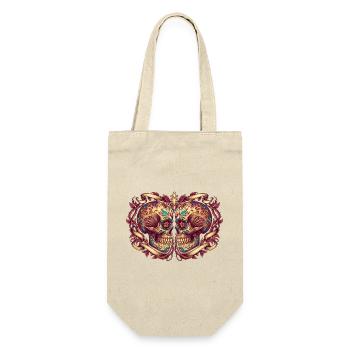 Cadeau original Dia de los Muertos Tête de mort - Sac à bouteille - nature - Devant