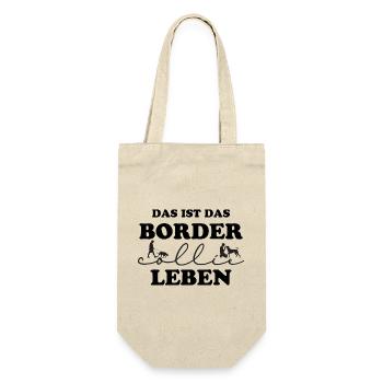 Border Collie Life - Gift Bag for Bottles - nature - Front