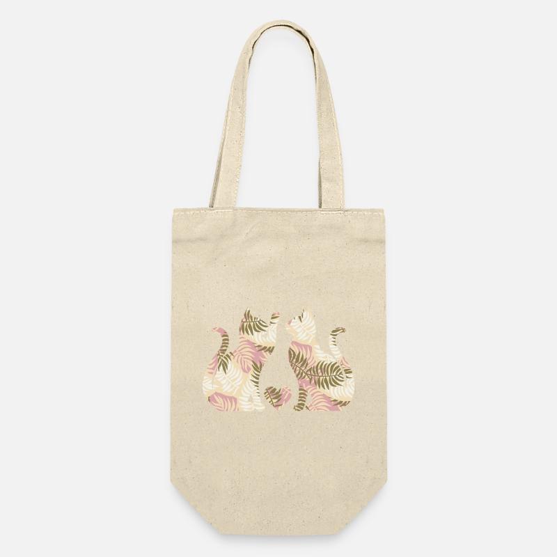 Amoureux des chats - Sac à bouteille - nature