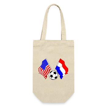 Football Pays-Bas vs États-Unis - Sac à bouteille - nature - Devant