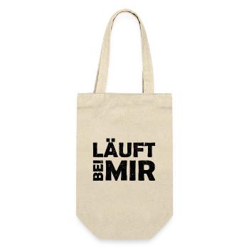 Runs with me - Cool saying - Running - Gift Bag for Bottles - nature - Front