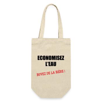 Save water, drink beer - Gift Bag for Bottles - nature - Front