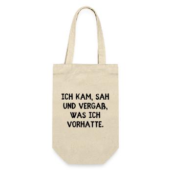 I came, saw and forgot what I was going to do. - Gift Bag for Bottles - nature - Front