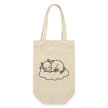 Sleeping Cow Cloud Dream Baby - Gift Bag for Bottles - nature - Front