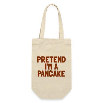 Imagine I'm a pancake breakfast Ha - Gift Bag for Bottles - nature - Front
