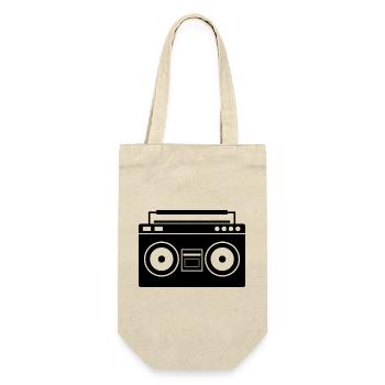 Boombox - Gift Bag for Bottles - nature - Front