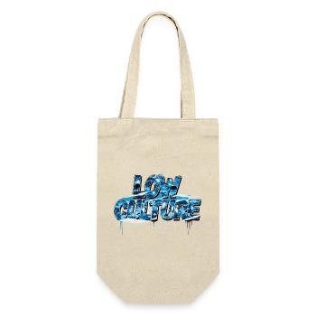 Low Culture JDM Car Szene Street Style - Geschenkbeutel für Flaschen - Natur - Vorne