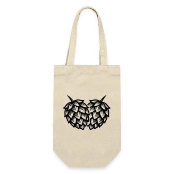 Hops Symbol Beer - Gift Bag for Bottles - nature - Front