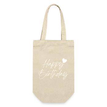 Happy Birthday - Gift Bag for Bottles - nature - Front