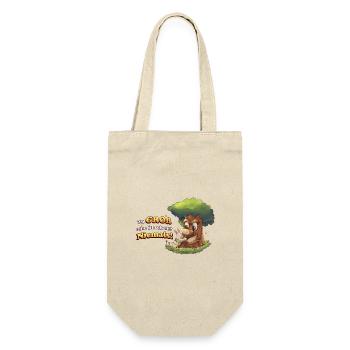 Siggi und der Zauberwald - Kuscheln - Geschenkbeutel für Flaschen - Natur - Vorne