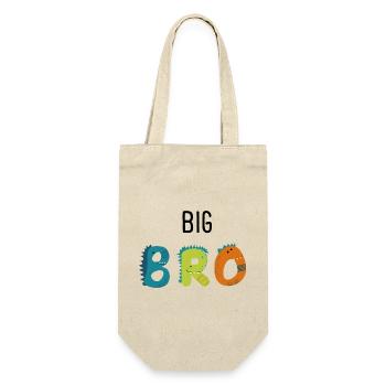 Big Brother - Gift Bag for Bottles - nature - Front