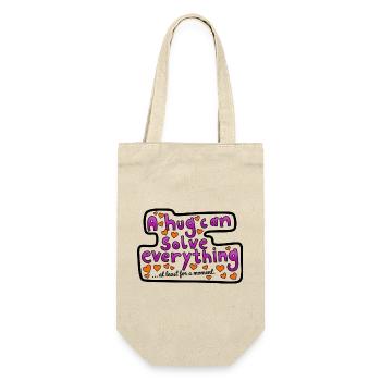 A hug can help - Gift Bag for Bottles - nature - Front