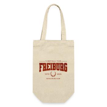 Flunkyball Profi Team Freiburg Vintage Shirt - Geschenkbeutel für Flaschen - Natur - Vorne