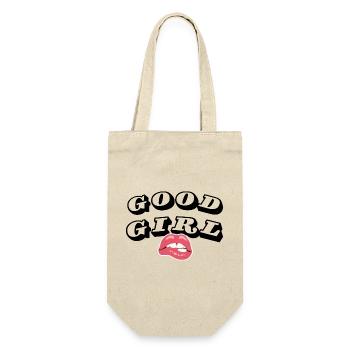 Good Girl - Geschenkbeutel für Flaschen - Natur - Vorne