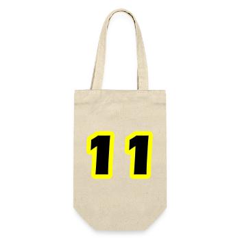 11 Number Symbol - Gift Bag for Bottles - nature - Front