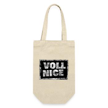 Full Nice Grunge Shirt Print - Gift Bag for Bottles - nature - Front