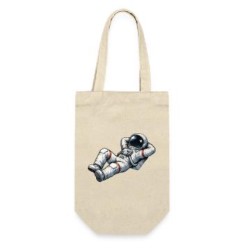 Astronaute détendu au design rétro - Sac à bouteille - nature - Devant
