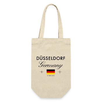 Düsseldorf Deutschland Koordinaten Reise Souvenir - Geschenkbeutel für Flaschen - Natur - Vorne