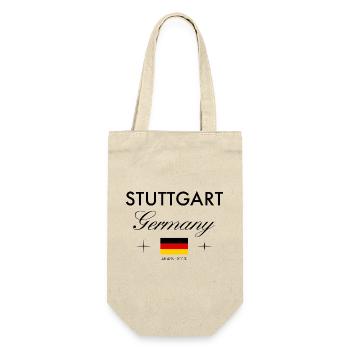 Stuttgart, Germany, coordinates, travel, souvenir - Gift Bag for Bottles - nature - Front