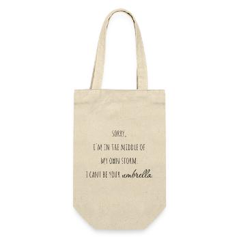 I'm in the middle of my own storm - Gift Bag for Bottles - nature - Front