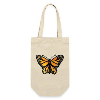 Monarch-Sonnenuntergangsschmetterling - Geschenkbeutel für Flaschen - Natur - Vorne