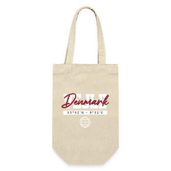 Vejle Dänemark Koordinaten Reise Souvenir - Geschenkbeutel für Flaschen - Natur - Vorne