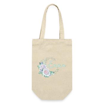 Enna Blütenname Aquarell - Geschenkbeutel für Flaschen - Natur - Vorne