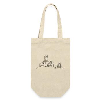Listening station on Teufelsberg - Gift Bag for Bottles - nature - Front