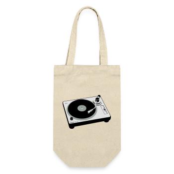 Turntable - Geschenkbeutel für Flaschen - Natur - Vorne