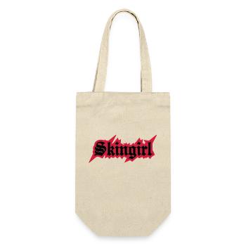 2 colors - Skingirl My Way of Life Skingirls - Geschenkbeutel für Flaschen - Natur - Vorne