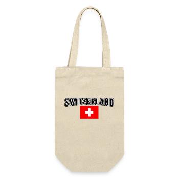 Schweiz - Geschenkbeutel für Flaschen - Natur - Vorne