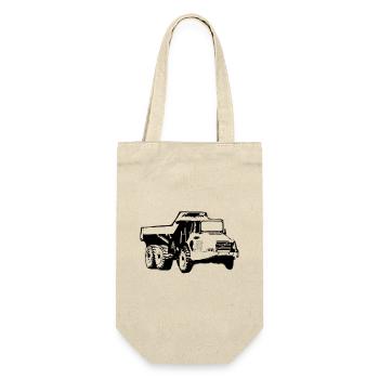 Articulated Dump Truck - Gift Bag for Bottles - nature - Front