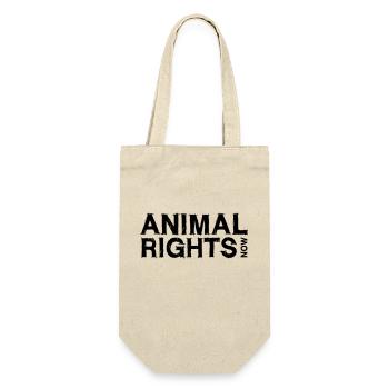 ANIMAL RIGHTS NOW_01 - Gift Bag for Bottles - nature - Front
