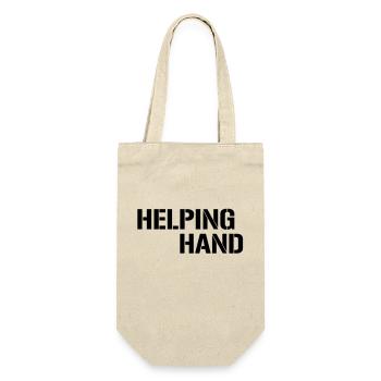 Helping Hand - Gift Bag for Bottles - nature - Front