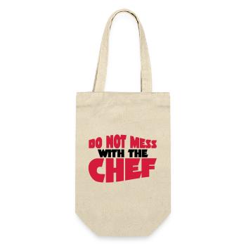 chef - Gift Bag for Bottles - nature - Front