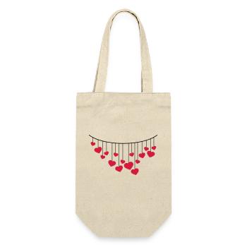 coeur amour amoureux clip saint valentin fête des mères - Sac à bouteille - nature - Devant