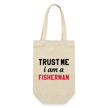 Trust Me I am a Fisherman - Sac à bouteille - nature - Devant