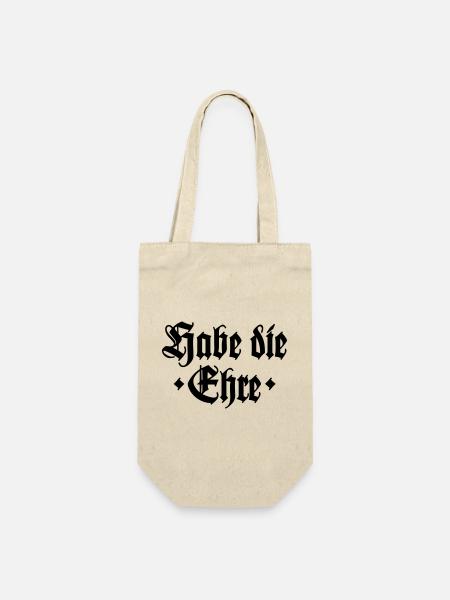 Habe die Ehre - Geschenkbeutel für Flaschen - Natur