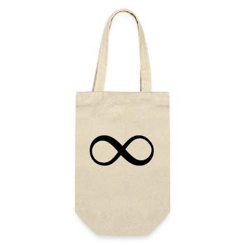 Infinity Symbol Endless Infinity Sign - Gift Bag for Bottles - nature - Front