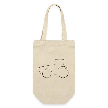 Tractor machine car - Gift Bag for Bottles - nature - Front