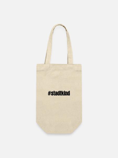 Stadtkind - Geschenkbeutel für Flaschen - Natur